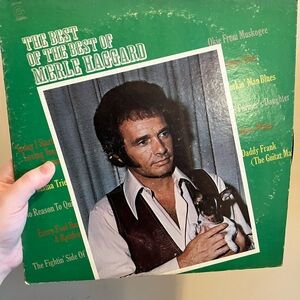 The Best of the Best of Merle Haggard Vinyl Record Vintage
